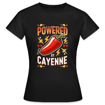 Amateur de cuisine épicée, chef des Chili Peppers - T-shirt Femme - noir - Devant - AI Model Female 172 dark (172cm)