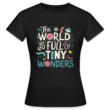 Microbiologiste Microbiologie Laboratoire Biologie des staphylocoques - T-shirt Femme - noir - Devant - AI Model Female 172 dark (172cm)