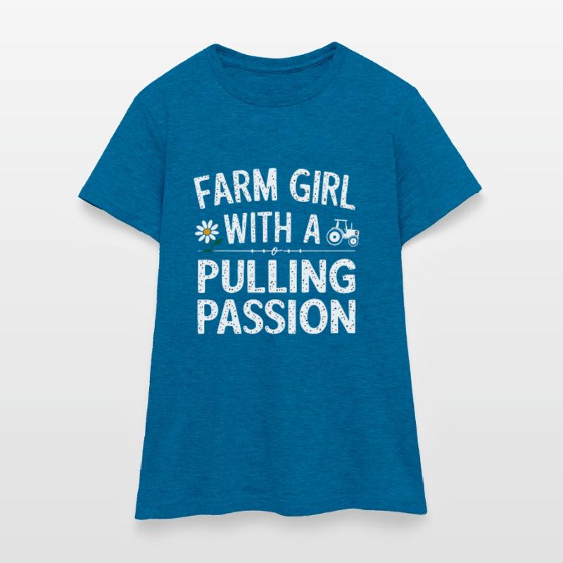 Tractor Pulling Tractor Pulling Tractor Power Farm Women's T-Shirt