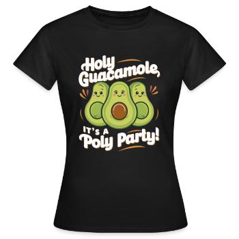 Communauté polyamoureuse Parentalité polyamoureuse - T-shirt Femme - noir - Devant - AI Model Female 172 dark (172cm)
