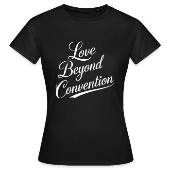 Communauté polyamoureuse Parentalité polyamoureuse - T-shirt Femme - noir - Devant - AI Model Female 172 dark (172cm)