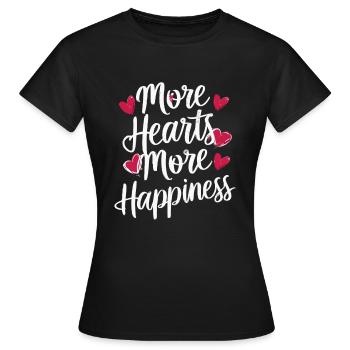 Communauté polyamoureuse Parentalité polyamoureuse - T-shirt Femme - noir - Devant - AI Model Female 172 dark (172cm)