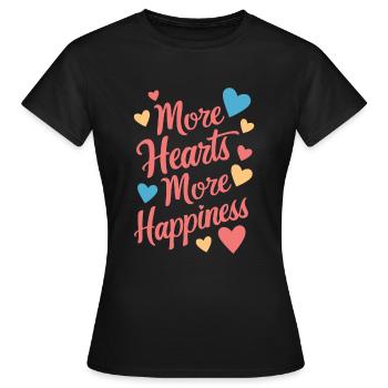 Communauté polyamoureuse Parentalité polyamoureuse - T-shirt Femme - noir - Devant - AI Model Female 172 dark (172cm)