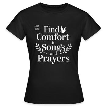 Musique chorale Chant religieux Musique confessionnelle - T-shirt Femme - noir - Devant - AI Model Female 172 dark (172cm)