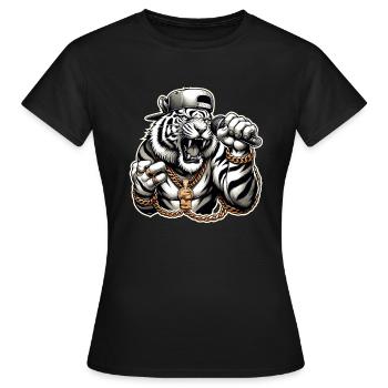 Rap Battles Freestyle Rap Competition Battle Rap - Frauen T-Shirt - Schwarz - Vorne - AI Model Female 172 dark (172cm)