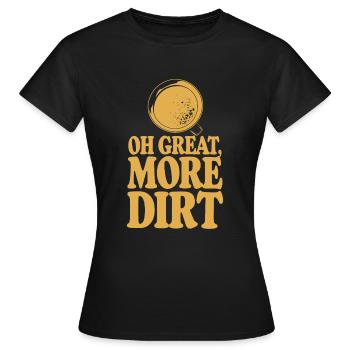 Goldrausch Abenteuer Goldsucher Schatzsuche - Frauen T-Shirt - Schwarz - Vorne - AI Model Female 172 dark (172cm)