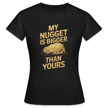 Goldrausch Abenteuer Goldsucher Schatzsuche - Frauen T-Shirt - Schwarz - Vorne - AI Model Female 172 dark (172cm)
