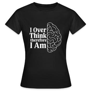 Comprendre la psychologie, l’ et le comportement - T-shirt Femme - noir - Devant - AI Model Female 172 dark (172cm)