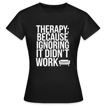 Comprendre la psychologie, l’ et le comportement - T-shirt Femme - noir - Devant - AI Model Female 172 dark (172cm)
