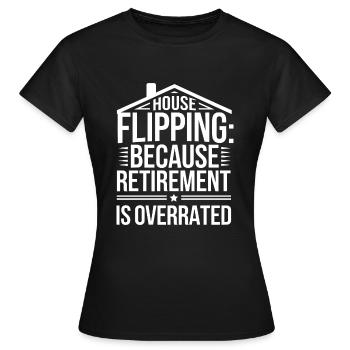 Real Estate Investing Success Real Estate - Frauen T-Shirt - Schwarz - Vorne - AI Model Female 172 dark (172cm)