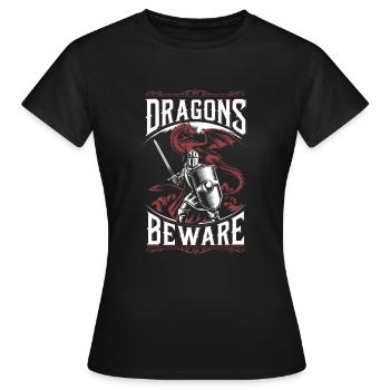 Renaissance Fair Outfit Medieval Ren Faire - Frauen T-Shirt - Schwarz - Vorne - AI Model Female 172 dark (172cm)