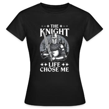 Renaissance Fair Outfit Medieval Ren Faire - Frauen T-Shirt - Schwarz - Vorne - AI Model Female 172 dark (172cm)