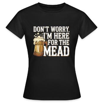 Renaissance Fair Outfit Medieval Ren Faire - Frauen T-Shirt - Schwarz - Vorne - AI Model Female 172 dark (172cm)