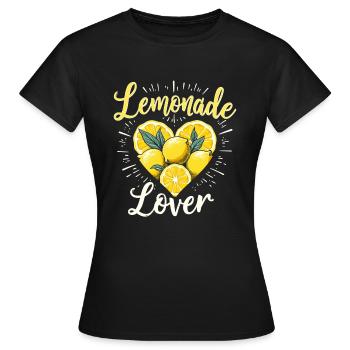 Refreshing Lemonade Vibes: Perfect for Lemonade - Women's T-Shirt - black - Front - AI Model Female 172 dark (172cm)
