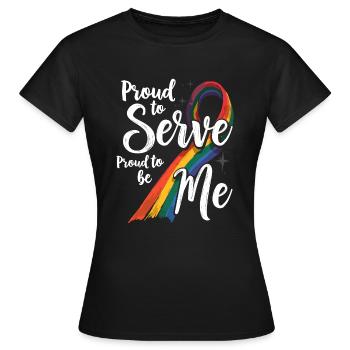 Honorez nos anciens combattants à l’occasion de la Journée des anciens combattants avec - T-shirt Femme - noir - Devant - AI Model Female 172 dark (172cm)