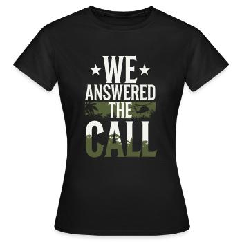 Honorez les anciens combattants du Vietnam avec patriotisme et - T-shirt Femme - noir - Devant - AI Model Female 172 dark (172cm)