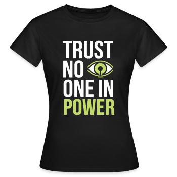 Conspiration mondiale du Nouvel Ordre Mondial - T-shirt Femme - noir - Devant - AI Model Female 172 dark (172cm)