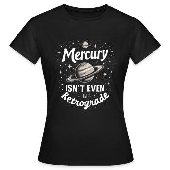 Astrologie-skeptiker: Kritisches Denken - Frauen T-Shirt - Schwarz - Vorne - AI Model Female 172 dark (172cm)