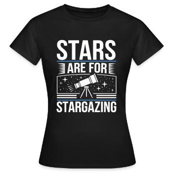 Astrologie-skeptiker: Kritisches Denken - Frauen T-Shirt - Schwarz - Vorne - AI Model Female 172 dark (172cm)