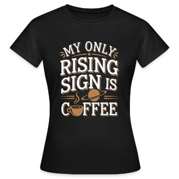 Astrologie-skeptiker: Kritisches Denken - Frauen T-Shirt - Schwarz - Vorne - AI Model Female 172 dark (172cm)