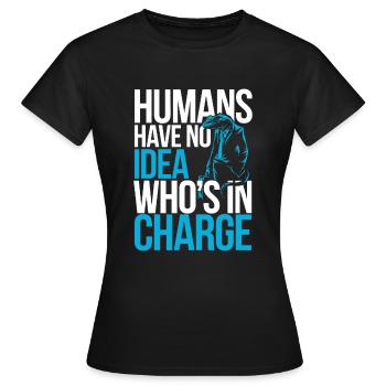 Lézard Peuple Reptile Conspiration Et Secret - T-shirt Femme - noir - Devant - AI Model Female 172 dark (172cm)