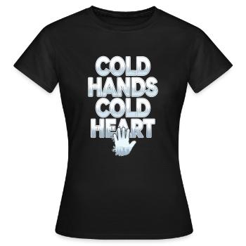 Hiver--froid-plaintes - T-shirt Femme - noir - Devant - AI Model Female 172 dark (172cm)