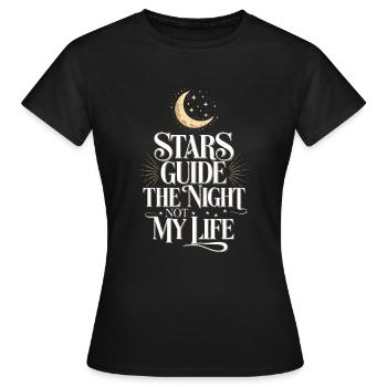 Astrologie-skeptiker: Kritisches Denken - Frauen T-Shirt - Schwarz - Vorne - AI Model Female 172 dark (172cm)