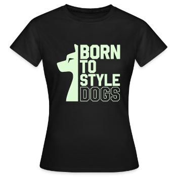 Passionné de soins pour chiens Soins et soins pour chiens - T-shirt Femme - noir - Devant - AI Model Female 172 dark (172cm)