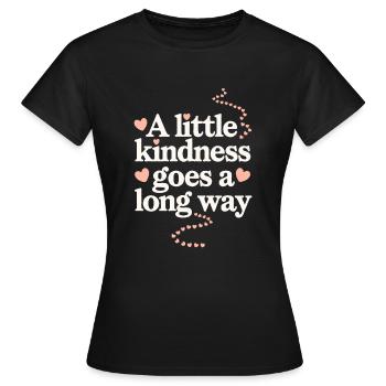 Emotional Intelligence Empathy Advocate Mindful - Women's T-Shirt - black - Front - AI Model Female 172 dark (172cm)
