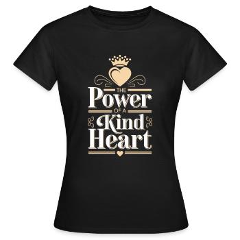 Emotional Intelligence Empathy Advocate Mindful - Women's T-Shirt - black - Front - AI Model Female 172 dark (172cm)
