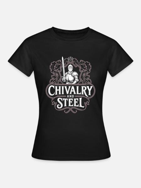 Renaissance-schwertkämpfer Hema Historisches - Frauen T-Shirt - Schwarz