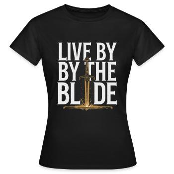 Renaissance-schwertkämpfer Hema Historisches - Frauen T-Shirt - Schwarz - Vorne - AI Model Female 172 dark (172cm)