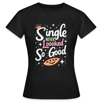 Trennungsermächtigung, Selbstliebe, Neuanfänge - Frauen T-Shirt - Schwarz - Vorne - AI Model Female 172 dark (172cm)