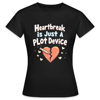 Trennungsermächtigung, Selbstliebe, Neuanfänge - Frauen T-Shirt - Schwarz - Vorne - AI Model Female 172 dark (172cm)
