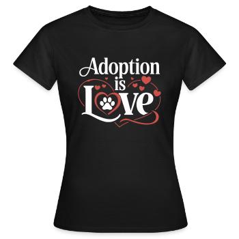 Freiwillige Tierrettung Animal Shelter Heroes - Women's T-Shirt - black - Front - AI Model Female 172 dark (172cm)