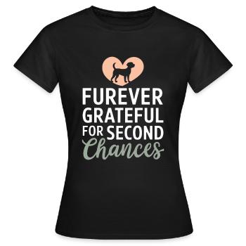Freiwillige Tierrettung Animal Shelter Heroes - Women's T-Shirt - black - Front - AI Model Female 172 dark (172cm)