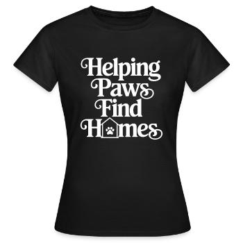 Freiwillige Tierrettung Animal Shelter Heroes - Women's T-Shirt - black - Front - AI Model Female 172 dark (172cm)
