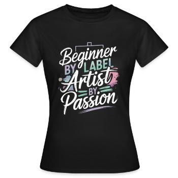 Passe-temps créatif pour les débutants dans le - T-shirt Femme - noir - Devant - AI Model Female 172 dark (172cm)