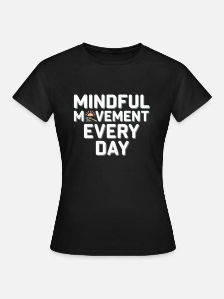 Silten Geweise Achtsamkeitspraxis Technischfrei - Frauen T-Shirt - Schwarz