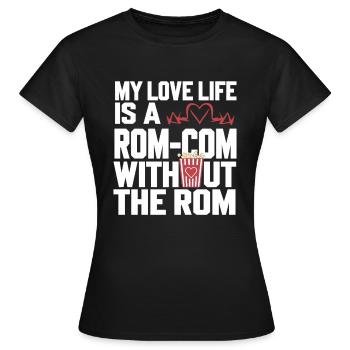 Dating-katastrophenkomödie Lustig Scheitert - Frauen T-Shirt - Schwarz - Vorne - AI Model Female 172 dark (172cm)