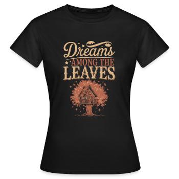 Constructeur de cabanes dans les arbres Construction de cabane dans les arbres - T-shirt Femme - noir - Devant - AI Model Female 172 dark (172cm)