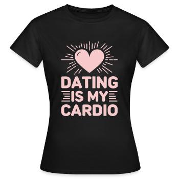 Dating-katastrophenkomödie Lustig Scheitert - Frauen T-Shirt - Schwarz - Vorne - AI Model Female 172 dark (172cm)