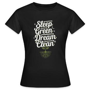 Adeptes de l’hygiène du sommeil, nuits reposantes, - T-shirt Femme - noir - Devant - AI Model Female 172 dark (172cm)