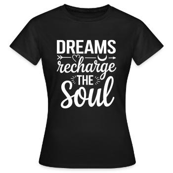Adeptes de l’hygiène du sommeil, nuits reposantes, - T-shirt Femme - noir - Devant - AI Model Female 172 dark (172cm)