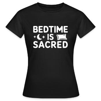 Adeptes de l’hygiène du sommeil, nuits reposantes, - T-shirt Femme - noir - Devant - AI Model Female 172 dark (172cm)