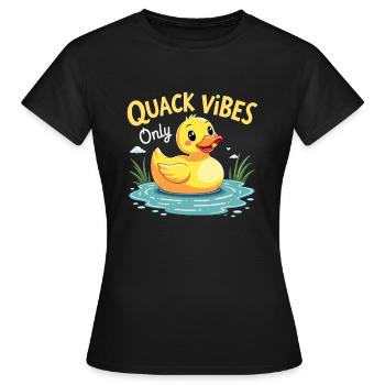 Nutztier-enten-enthusiasten Hinterhof-enten - Frauen T-Shirt - Schwarz - Vorne - AI Model Female 172 dark (172cm)