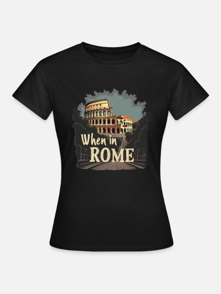 Geschichtsinteressierte Antikes Rom Enthusiasten - Frauen T-Shirt - Schwarz
