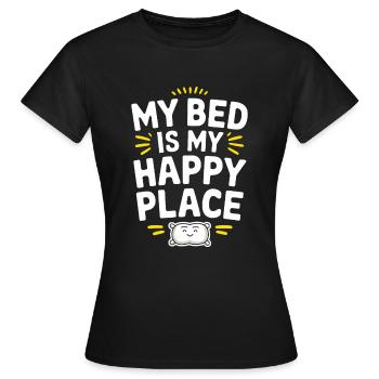 Adeptes de l’hygiène du sommeil, nuits reposantes, - T-shirt Femme - noir - Devant - AI Model Female 172 dark (172cm)