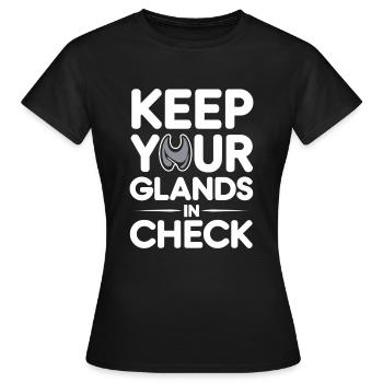 Science médicale pour l’endocrinologie - T-shirt Femme - noir - Devant - AI Model Female 172 dark (172cm)