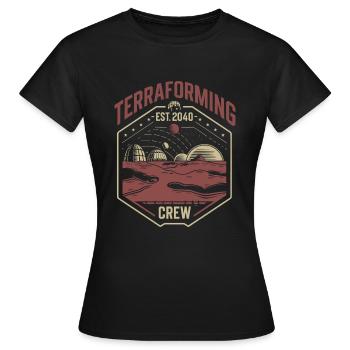 Astrobiologie Exploration spatiale Extraterrestre - T-shirt Femme - noir - Devant - AI Model Female 172 dark (172cm)